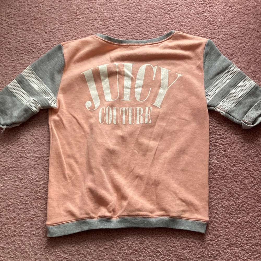 Juicy Couture Pink and Gray Top